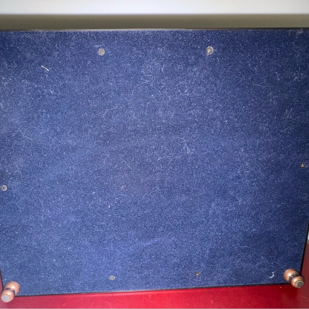 Renea Menzies Beautiful 3-D Oil Sculpted Flower Painting Black Jewelry Box - Picture 7 of 9